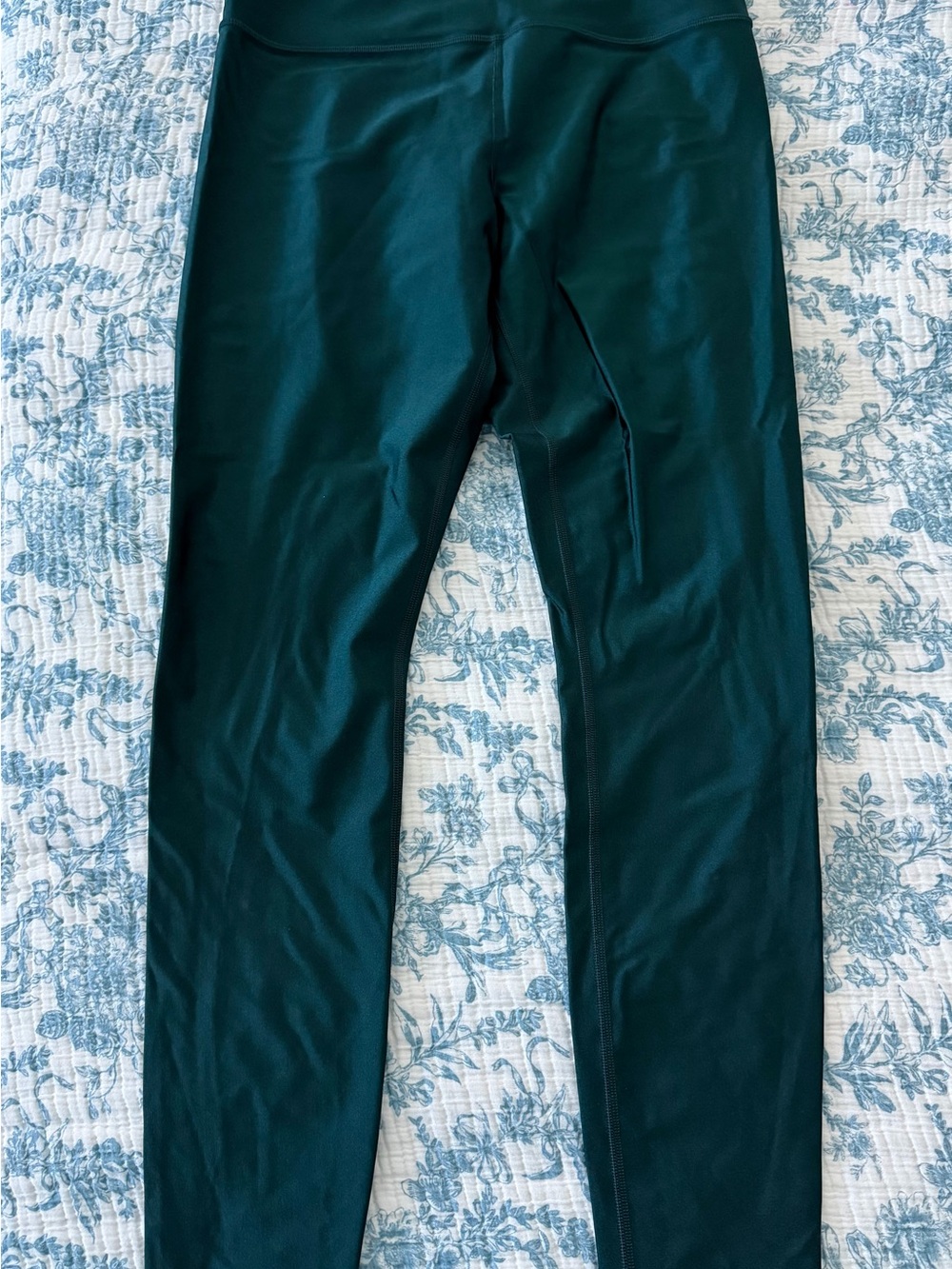 Athleta dark green athletic leggings - Picture 1 of 4